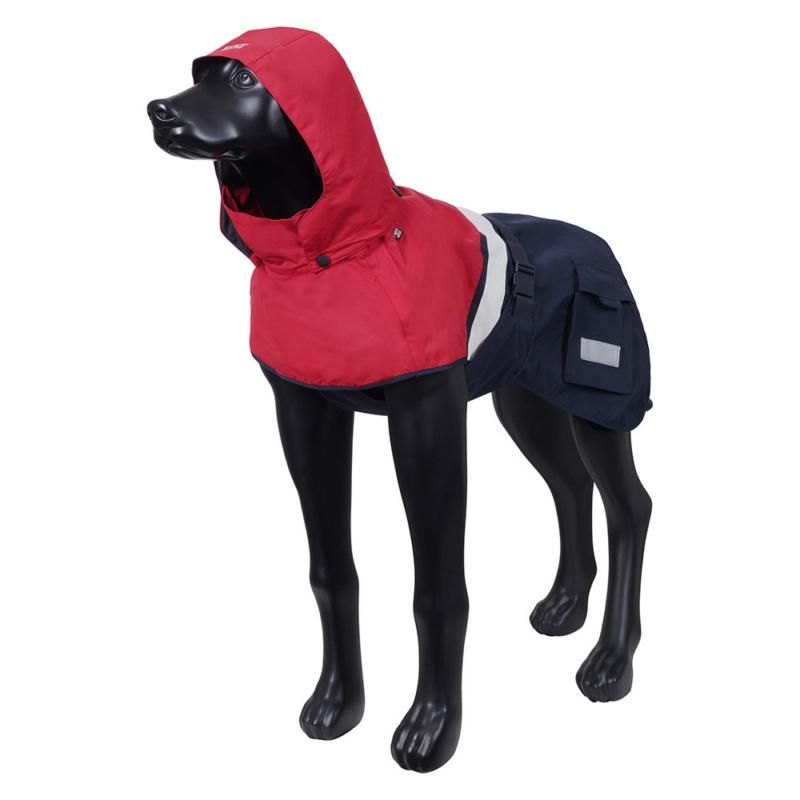 Reflective LV Raincoat With Hood For Dogs